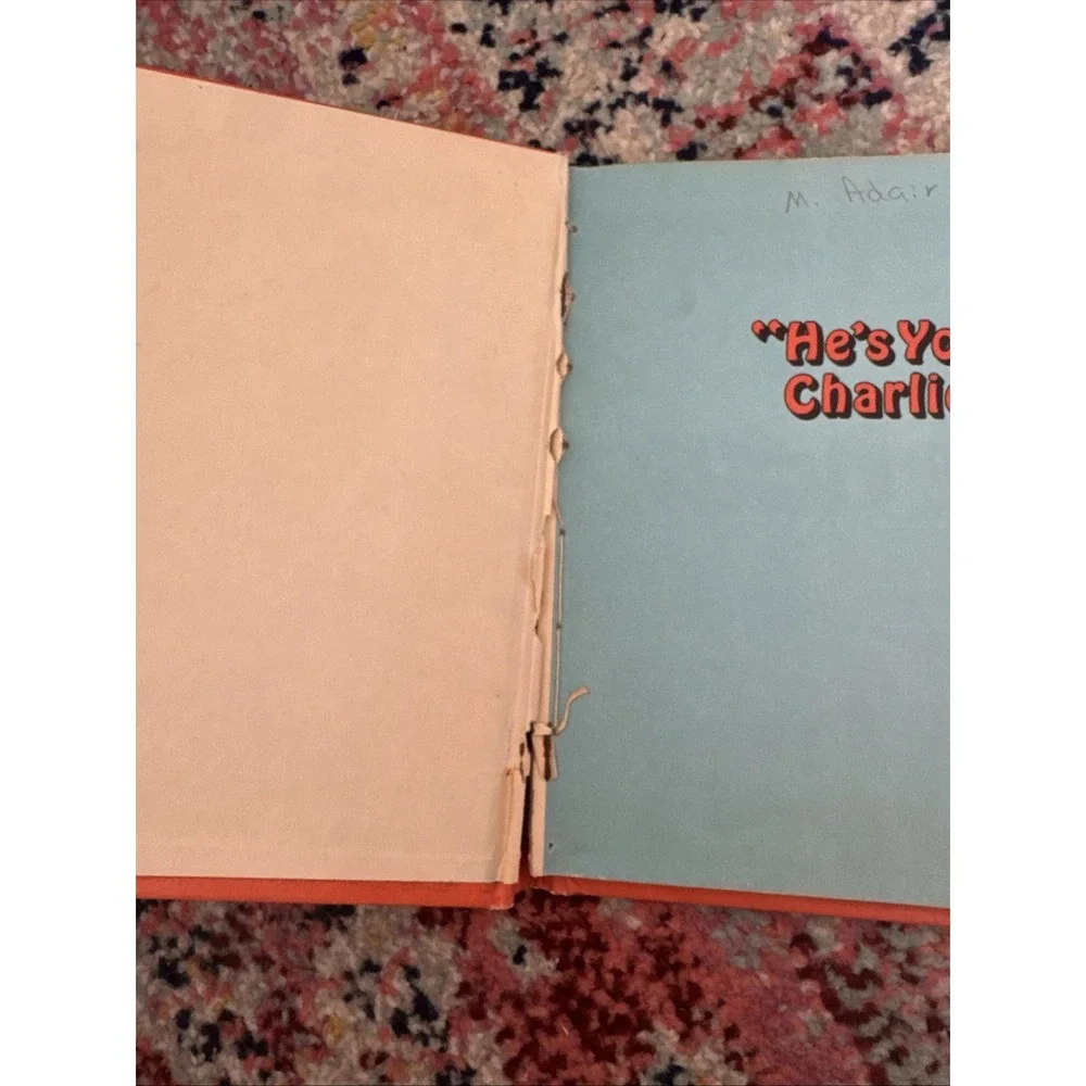 HE'S YOUR DOG, CHARLIE BROWN By Charles‎ Schulz 1968 First Edition Hardcover